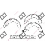 DJ PARTS - BS1008 - Торм.колодки барабанные djparts bs1008 (nn4516  k5524  t524)